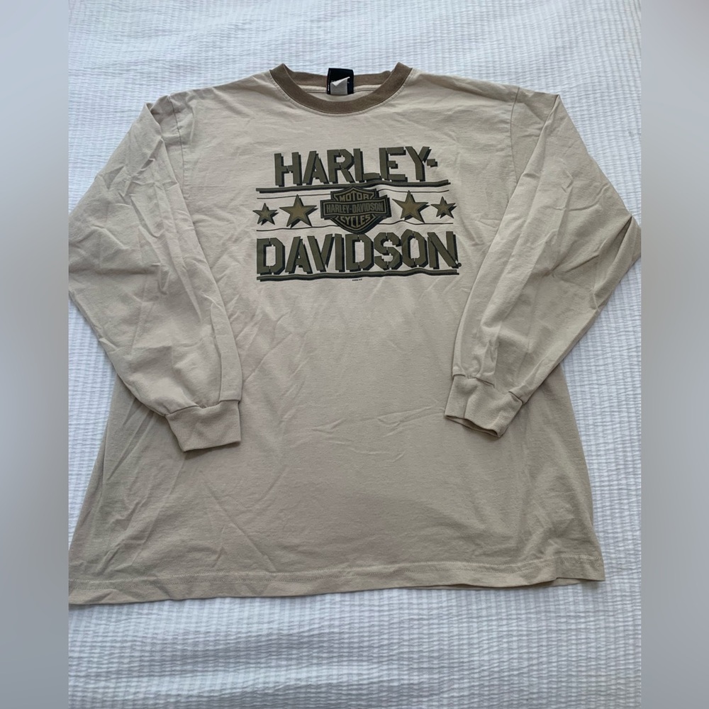 Harley Davidson graphic long sleeve tee